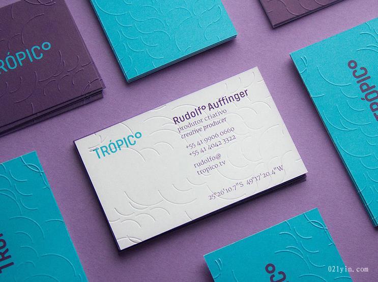 滿(mǎn)版專(zhuān)色名片  第2張