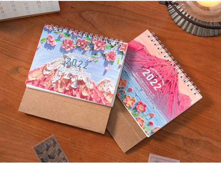 2022年臺歷文藝復興系列 桌面臺歷復古油畫線圈日歷 6款  第13張