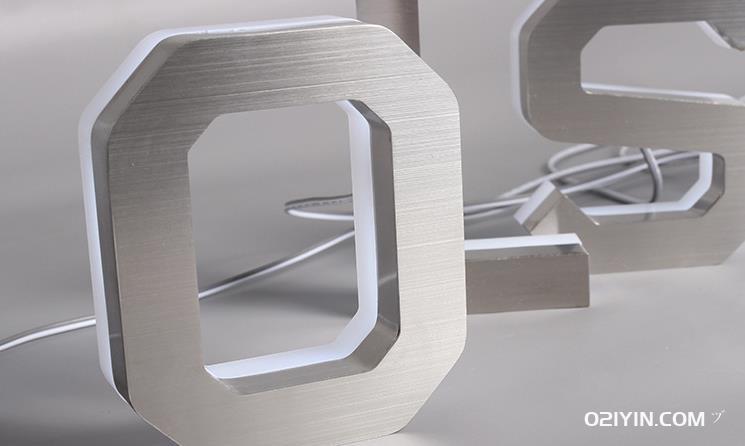 背發光字戶外門頭招牌亞克力迷你led燈發光字