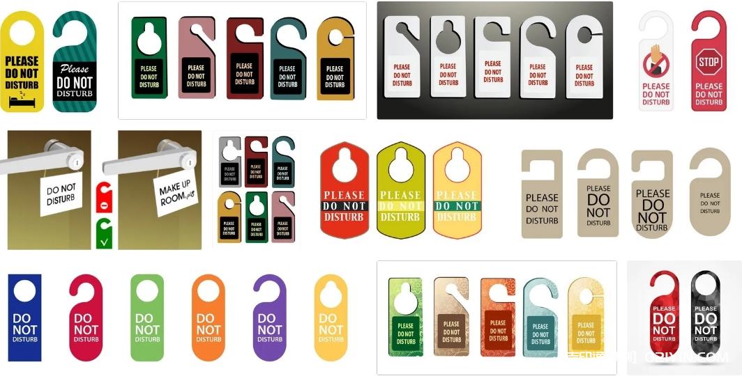 國外設計酒店掛卡印刷  第2張