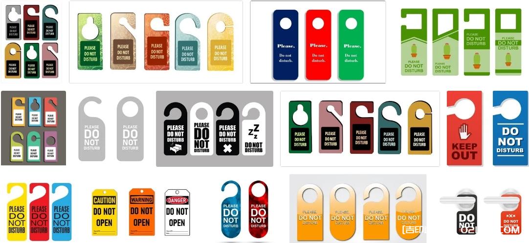 國外設計酒店掛卡印刷  第3張