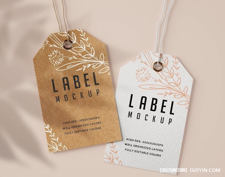 特種紙軟膠潮牌衣服商標印刷  第10張