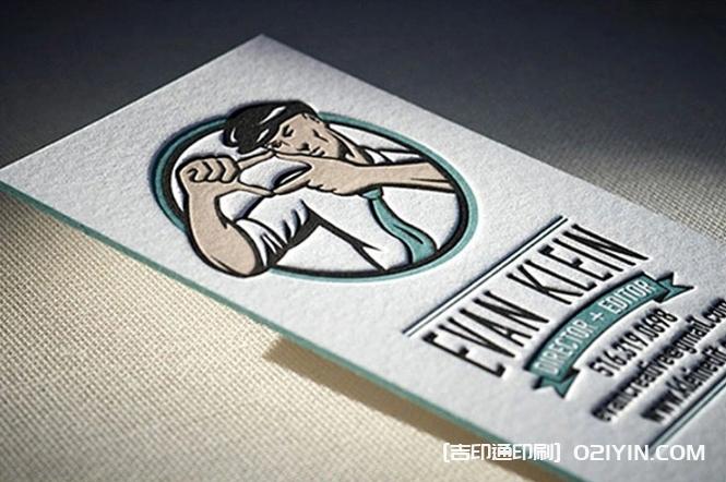 600克德國棉紙名片設計制作  第2張