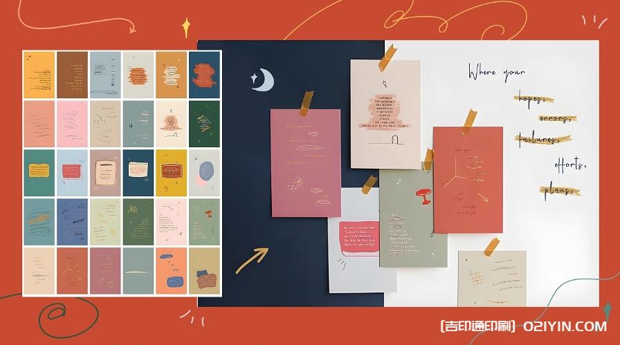 可愛明信片信封貼紙印刷定制  第6張